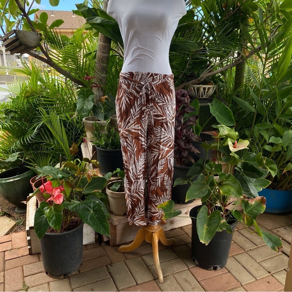 6 for$20❤️bundle item! Luz Palazo Pants Beautiful Gauze Flowing Fabric - Picture 4 of 6